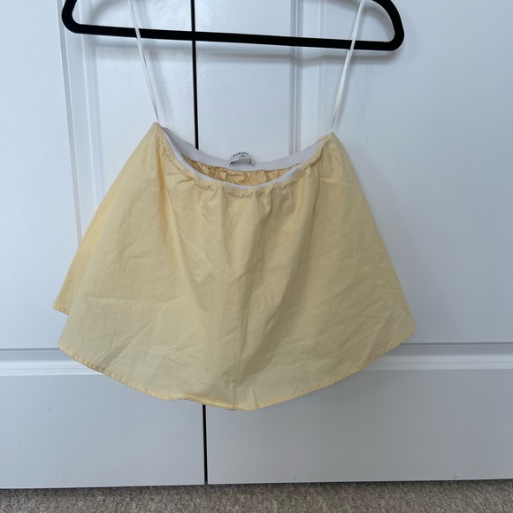 Aritzia tube top- yellow - Picture 3 of 3